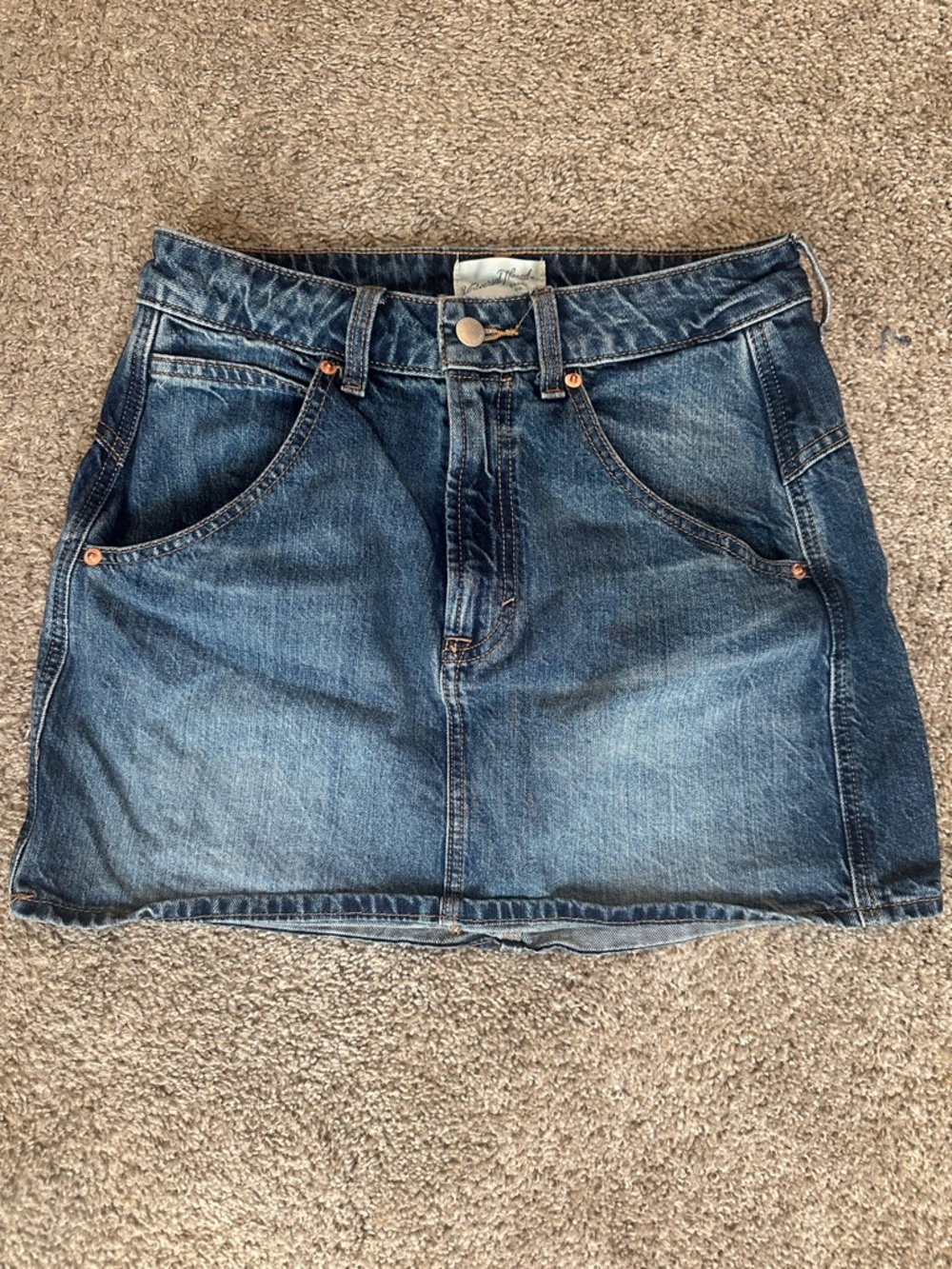 Universal Thread Blue Denim Mini Skirt